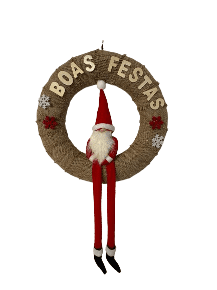 Grinalda “Boas Festas” com Pai Natal A1
